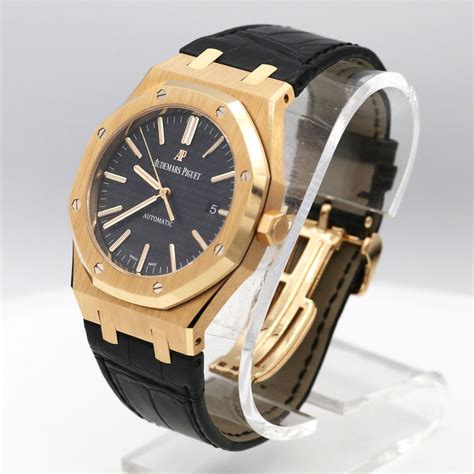 audemars piguet royal oak 15400 leather strap|royal oak offshore for sale.